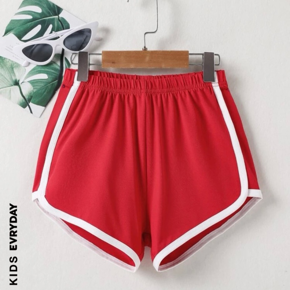 SHEIN teen size 14 (girls) red athletic shorts